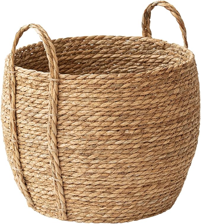 Plant Baskets Indoor,Basket Planter,Versatile Rattan Grass Woven Flower Planter,Plant Pot For Living Room Balcony Garden Decoration