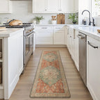 GENIMO Kitchen Mats for Floor, Washable Anti Fatigue Mat for Cushioned, 23.6"x71", Waterproof Kitchen Rugs, Non Slip Comfort Standing Mat Rug for Home, Sink, Laundry, Multi Color