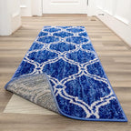 Veken Runner Rug Pad Gripper for Hardwood Floors, Non Slip Rug Pads for Area Rugs, Thick Rug Grippers for Tile Floors, Under Carpet Anti Skid Mat, Keep Your Rugs Safe and in Place, 2.5x10 Ft