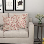 Pink Floral Pillow Covers 24x24 Set of 2 Vintage Rustic Old Style Cute Small Flower Cream Print Decorative Outdoor Pillowcases Farmhouse Throw Cushion Case Decor for Couch Sofa Bed