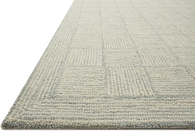 Loloi Chris Loves Julia Francis Collection FRA-03 Silver/Sky 2'-6" x 9'-9" Runner Rug