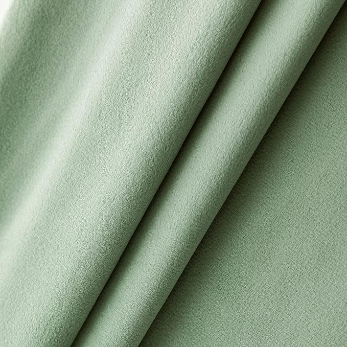 NiNi ALL Decorative Throw Pillow Covers Velvet 22x22 Inch Pack of 2 Sage Green Cushion Covers Soft for Couch Sofa Bedroom Living Room Outdoor