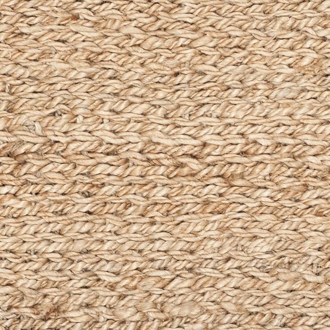 SAFAVIEH Natural Fiber Collection Accent Rug - 3' x 5', Natural, Handmade Farmhouse Jute, Ideal for High Traffic Areas in Entryway, Living Room, Bedroom (NF732A)