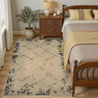 4x6 Jute Rug for Living Room: Farmhouse Indoor Outdoor Rug Washable with Non-Slip for Bedroom Patio Backyard Dining Room Home Office - Modern Brown