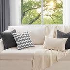Topfinel 4 Packs Dark Grey Decorative Throw Pillow Covers 18x18 Inch for Living Room Couch Bed, Rustic Modern Farmhouse Home Decor, Soft Corduroy Bulge Cute Accent Square Cushion Case 45x45 cm