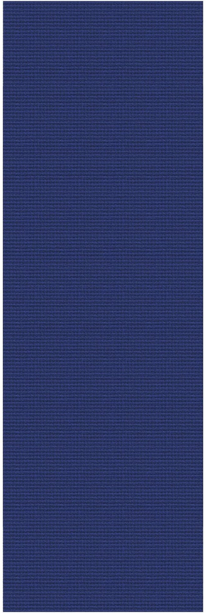 EARTHALL Woven Runner Rug 2.6x8 Ft Washable Runners for Hallways Wide Non Slip Rubber Backed Kitchen Runner Braided Indoor Floor Carpet for Entryway Hallway Kitchen Bedroom, Royal Blue/Navy