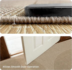 Easy Jute Rug 2x3: Indoor Outdoor Natural Boho Front Door Mat Non Slip - Farmhouse Neutral Contemporary Small Carpet for Entryway Kitchen Bathroom Bedroom Washable
