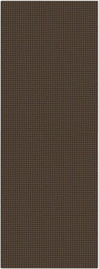 EARTHALL Woven Runner Rug 2x5 Ft Washable Runners for Hallways Cotton Non Slip Rubber Backed Kitchen Runner Braided Indoor Floor Carpet for Entryway, Hallway, Kitchen, Bedroom, Brown