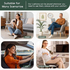 HIGOGOGO Tufted Corduroy Recliner Seat Cushion for Elderly, High Density Foam Large Square Seat Cushion for Recliner Chair, Floor Pillow, Office Chair, Car, No Pressure on Thighs, 20x20x4