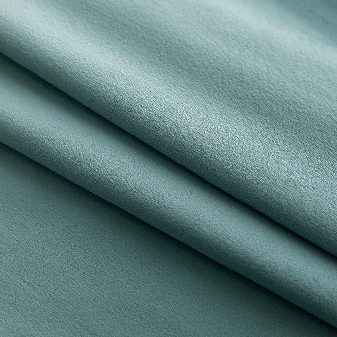 NiNi ALL Decorative Throw Pillow Covers Velvet 22x22 Inch Pack of 2 Light Blue Cushion Covers Soft for Couch Sofa Bedroom Living Room Outdoor