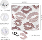 WNAGT Trendy Black and White Kiss Lips Tapestry Wall Hanging, Funky Makeup Wall Decor, Fashion Aesthetic Wall Blanket Decor for Girls Room College Dorm Makeup Room Beauty Room, 50x60 Inch