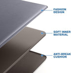 StepRite Kitchen Mats, Kitchen Rugs Sets of 2, Cushioned Anti Fatigue Kitchen Mats for Floor, Non-Slip Standing Desk Mat, Water Resistant Kitchen Rug Set for Home, Kitchen, 17.3"x30"+17.3"x70", Grey