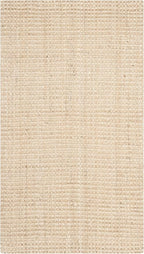 SAFAVIEH Natural Fiber Collection Accent Rug - 2' x 3', Ivory, Handmade Farmhouse Jute, Ideal for High Traffic Areas in Entryway, Living Room, Bedroom (NF730A)