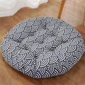 Large Round Floor Cushion, Comfortable Cotton and Linen Boho Meditation Pillow Tatami Seating Cushion for Room Reading Book Nursery Room Balcony,M,60 * 60cm