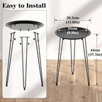SUEH DESIGN Plant Stand Indoor, Metal Plant Stand Round Plant Table Heavy Duty Plant Stool Tall Flower Pot for Indoor Outdoor Home Decor, 1 Pack Tall