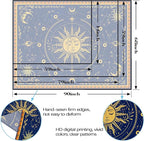 Spenlife Sun and Moon Celestial Tapestry Cosmic Tapestry for Bedroom Astral Tapestries Wall Hanging Bedroom Living Room Wall Art and Home Decor 60x80