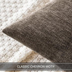 MIULEE Pack of 2 Brown Decorative Pillow Covers 18x18 Inch Soft Chenille Couch Throw Pillows Farmhouse Cushion Covers for Home Decor Sofa Bedroom Living Room