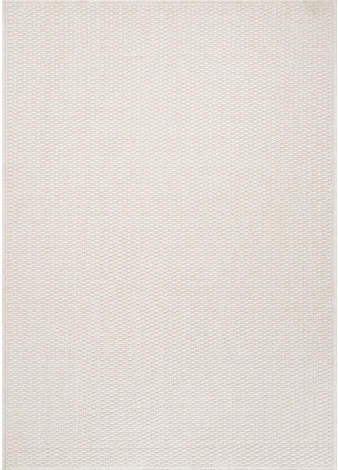 Easy Jute Rugs 9x12 White Color Living Room Indoor Outdoor Area Rug for Patio Farmhouse and Kitchen Rug High Traffic Easy to Clean Washable Solid Boho Woven Design Outside Carpet (9 x 12)