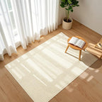 Softlife Rugs for Entryway 2x3 Faux Jute Rug Dirt Trapper Small Bathroom Rug Washable Door Rugs Kitchen Mat Modern Farmhouse Carpet for Front Porch Bathroom Kitchen Bedroom, Cream Beige