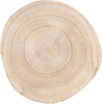 Decorative Paulownia Wood Pedestal, Natural