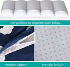 Biloban Floor Lounger Cover Non-Slip & Super Soft Floor Sofa Pillow Case, Great Choice for Kids or Adults Perfect for Slumber Party, Cloud Queen (Pillow Not Included)