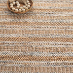 SAFAVIEH Natura Collection Runner Rug - 8' Runner, Natural & Brown, Transitional Design, Ideal for High Traffic Areas in Hallway, Bathroom & Kitchen (NAT501T-28)