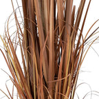Northlight 40" Potted Brown Artificial Onion Grass Plant