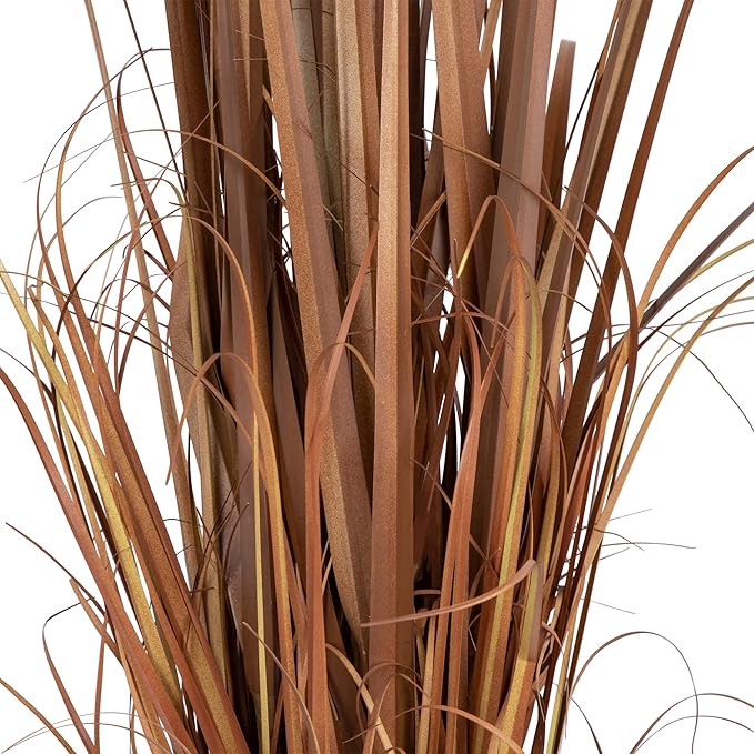 Northlight 40" Potted Brown Artificial Onion Grass Plant