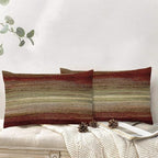 Emvency Set of 2 Throw Pillow Cover Western Tribal Geometric Brown Southwest Decorative Home Decor 26 x 26 Inch Pillowcase