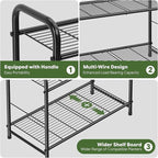 Simple Trending Plant Stand Indoor Outdoor, Plant Shelf for Multiple Pots Metal, 3 Tiers Large Plant Holder for Living Room Garden Balcony