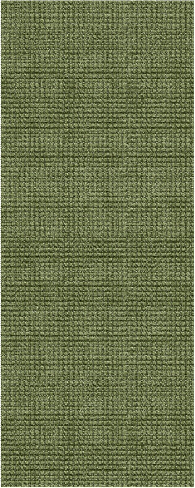 EARTHALL Woven Runner Rug 2x5 Ft Washable Runners for Hallways Cotton Non Slip Rubber Backed Kitchen Runner Braided Indoor Floor Carpet for Entryway, Hallway, Kitchen, Bedroom, Green