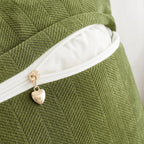 MIULEE Pack of 2 Moss Green Decorative Pillow Covers 22x22 Inch Soft Chenille Luxurious Couch Throw Pillows Farmhouse Cushion Covers Euro Shams Elegant Design for Sofa Bed Living Room Spring Decor