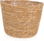 Rustic Woven Plant Baskets Indoor Rattan Flower Planter for Wedding Party Decorations