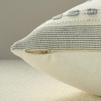 FUTEI Grey Decorative Throw Pillow Covers 20x20 Inch Set of 2, Soft Tufted Striped Textured Accent Cushion Case,Boho Pillows for Couch Decor