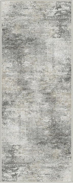 GENIMO Washable Rugs 2x5 Runner Rugs for Hallway Kitchen, Modern Lightweight Rug Ultra Soft Indoor Runner Rugs for Entryway, Low Pile Carpet with Non Slip Backing, Mist Grey
