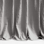Lush Decor Ruffle Skirt Bedspread Set - 3-Piece Luxurious Farmhouse Bedding - Elegant Ruffle Detail - Timeless Style - Soft Lightweight Sheets - King, Dark Gray