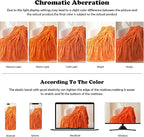 NEWCOSPLAY Super Soft Fall King Blanket Orange Premium Silky Flannel Fleece 3D Ribbed Jacquard Lightweight Bed Blanket All Season Use (Orange Ribbed, King(90"x110"))