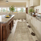 Washable Runners for Hallways Kitchen Rug: 2'6"x8' Runner Rugs Stain Resistant Non Slip Low Pile Soft Carpet Runners for Hallways Bedroom Kitchen Entryway Indoor Beside Bathroom Laundry Room