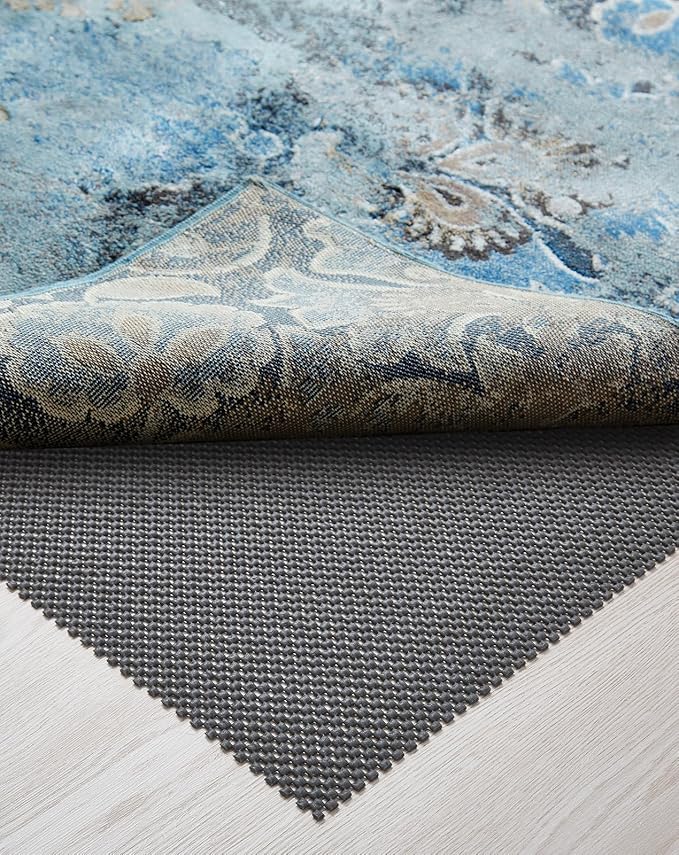 Veken Runner Rug Pad Gripper for Hardwood Floors, Non Slip 2x10 Ft Rug Pads for Area Rugs, Thick Dark Grey Rug Grippers for Tile Floors, Under Carpet Anti Skid Mat, Keep Your Rugs Safe and in Place