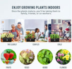 Ahopegarden 240 Pcs Seed Pod Kit for Aerogarden, Highly Breathable Hydroponics Replacement Pods Compatible with Most Indoor Hydroponic Systems,120 Grow Sponges & 120 Pod Labels