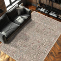 4x6 Area Rug for Bedroom Beside Rug, Laundry Room, Entryway, Kitchen, Washable Non-Slip Low Pile Ultra Soft Stain Resistant Carpet (Moss)