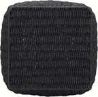 Household Essentials Handled Basket, Two Tone Seagrass and Paper Rope