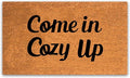 PLUS Haven Coco Coir Home Entrance Door Mat – 17.5" x 30" Come in Cozy Up Welcome Mat – Heavy-Duty Natural Fiber Doormat for Indoor & Outdoor Use