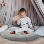 Extra Large Floor Pillow 35 Inch Round Circle Chair Floor Meditation Cushion Papasan Swing Cushion for Adults Oversized Playroom Pillows Big Pillow for Yoga Living Room Sofa