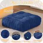 Floor Pillow Cushion for Adults, Meditation Cushion Pillow, Large Square Floor Sitting, for Tatami Living Room or Yoga, 22x22 Inch