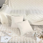 2 Pack Pillow Covers, 20x20 Faux Fur Square Throw Pillow Covers for Living Room Decorations Throw Pillow Case, Throw Pillow Cover Cushion Cover for Home Sofa Bedroom Car, Ice Cream