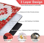 Extra Large Picnic Blankets Waterproof Foldable (80 "x 80") Beach Blanket Waterproof Sandproof,3-Layer Thicking Mat Outdoor Packable Camping Blanket