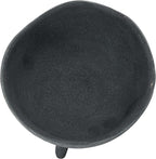 Creative Co-Op Boho Terracotta Footed Bowl, Slate Grey
