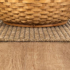 CAMILSON Easy Jute Rug 5x7, Indoor Outdoor Natural Color Farmhouse Area Rugs for Living Room Patio and Kitchen Rug, Solid Boho Woven Design, Easy-Cleaning, Washable Outside Carpet Alfombras (5 x 7)