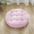 SK Studio Meditation Floor Pillow, Large Floor Cushions, Round Floor Cushion Seating for Adults Kids, Classroom Furniture Floor Pillow for Yoga Living Room, Pink, 22" W x 22" L (Pack of 1)
